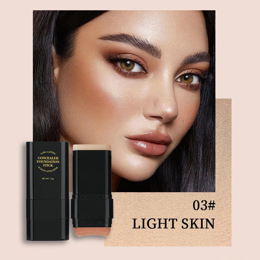 Dual-Ended Foundation & Contour Stick – Lightweight, Long-Wear Concealer