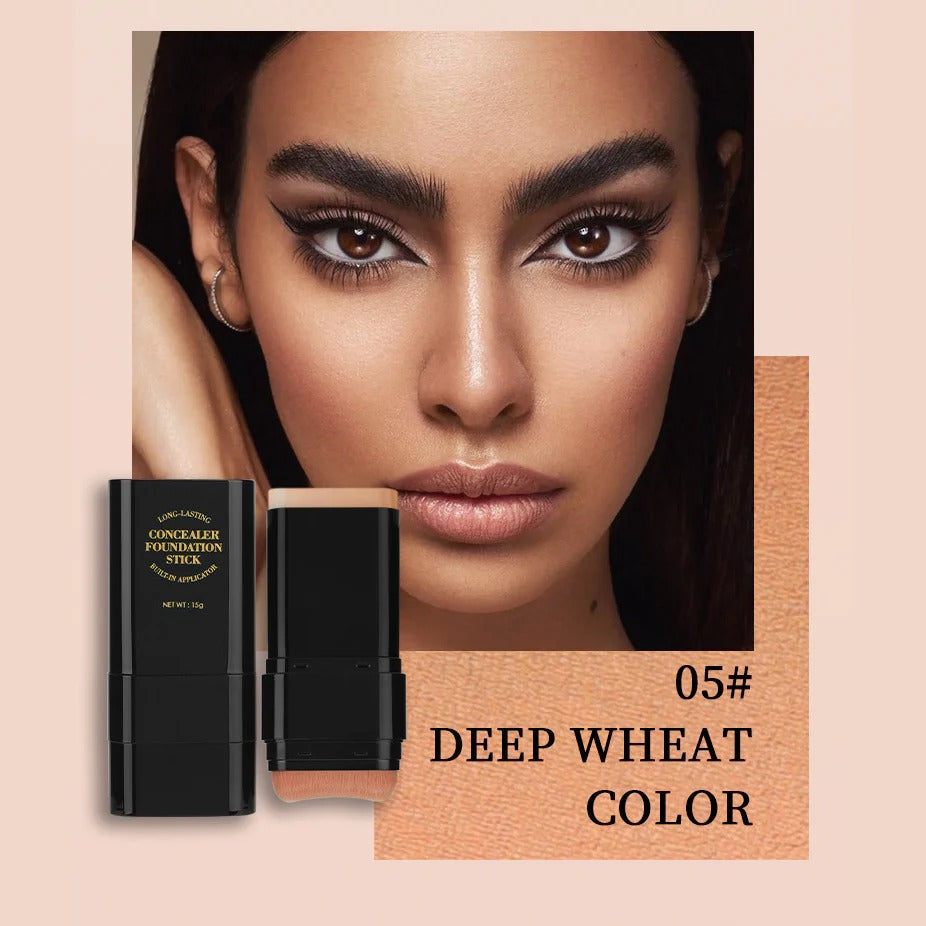 Dual-Ended Foundation & Contour Stick – Lightweight, Long-Wear Concealer