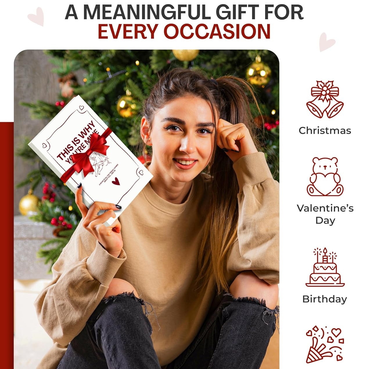 THIS IS WHY YOU'RE MINE-journal- beautifully designed i love you book