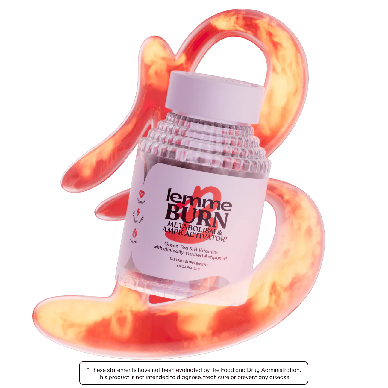 Metabolism, Belly Fat Burning + AMPK Activating Supplement for Men & Women w/Clinically Studied Actiponin Gynostemma, Green Tea Extract, Vitamins B6 & B12 - Gluten Free
