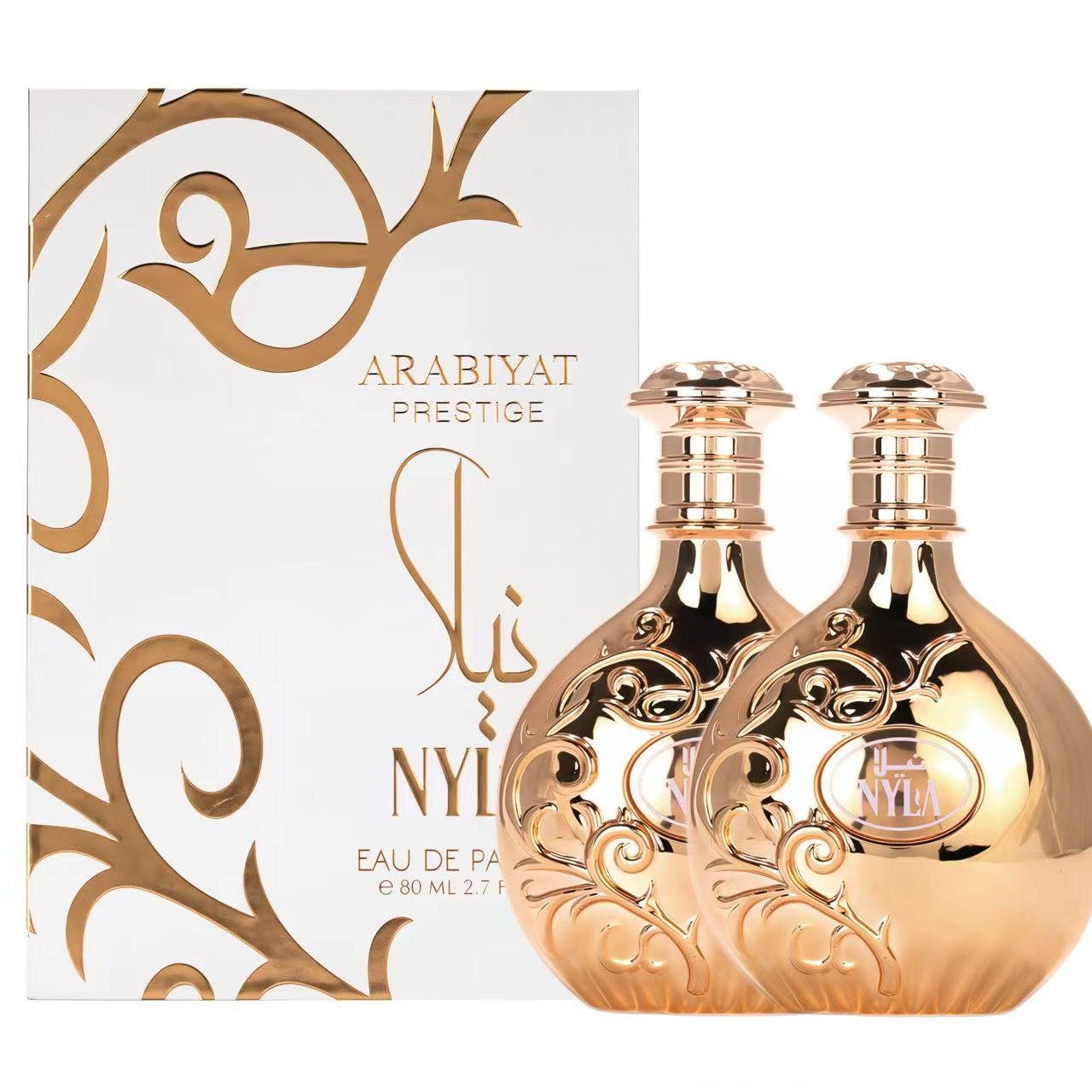 Arabiyat Prestige Arabiyat Nyla EDP with Coconut, Peach & Sandalwood, 2.7 fl oz