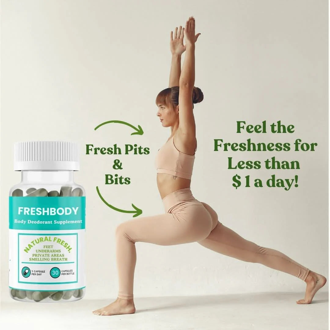 Internal Deodorant Capsules – Natural Body Odor Control Supplement