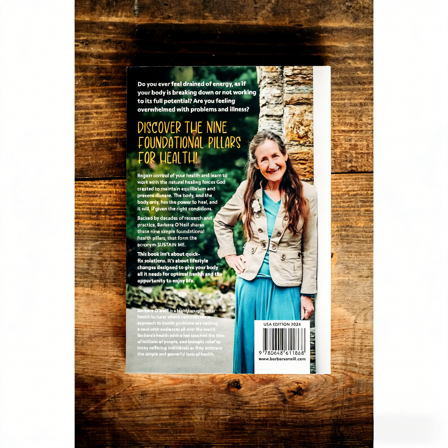 New Sustain Me by Barbara O’Neill Paperback, Sustain Me The Comprehensive Natural remedy book Remedies Books Guide foundational pillar Healthy Wellness -book lover gifts Healthier