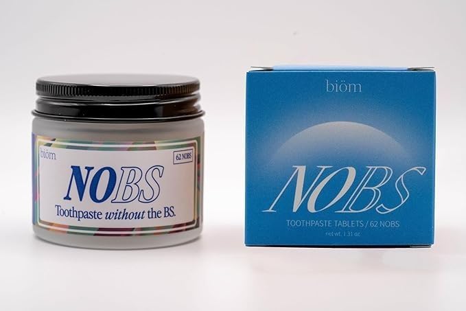 Toothpaste Tablets - Nano Hydroxyapatite, Fluoride & Plastic Free, Eco & Travel Friendly - Remineralize with NHA (1 Month)