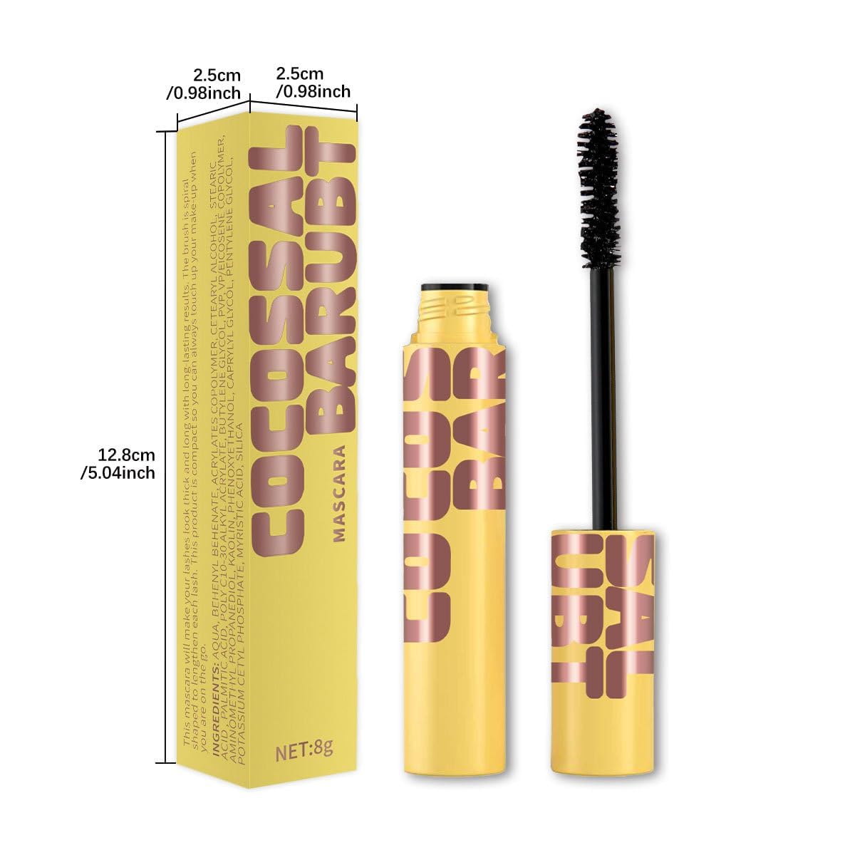 24H Waterproof Mascara – Lengthening, Curling & Smudge-Proof Volume