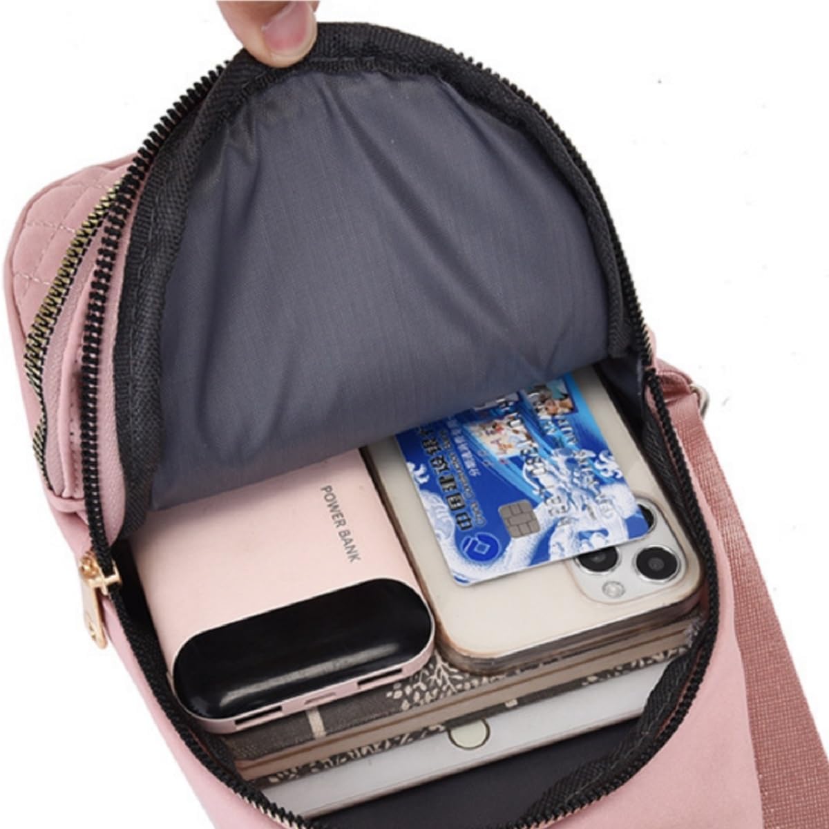 Solid Color Quilted Fanny Pack, Casual Cross Body Bag for Women Men, Chest Bag Daypack