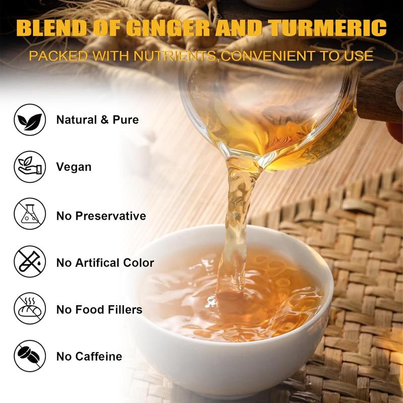 Turmeric Ginger Cinnamon Tea – 120 Bags | 100% Natural Herbal Blend for Wellness & Digestion