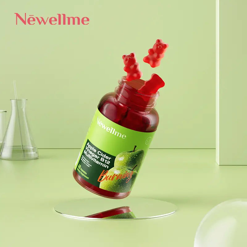 Apple cider vinegar gummies (60 gummies), to maintain normal energy levels and gut health—promoting digestion, detoxification, and cleansing