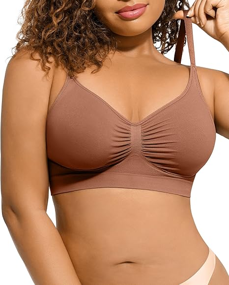 Lover-Beauty Women's Bra - Wireless Seamless Bra, Elastic Comfort, Wire-Free, Everyday Bra