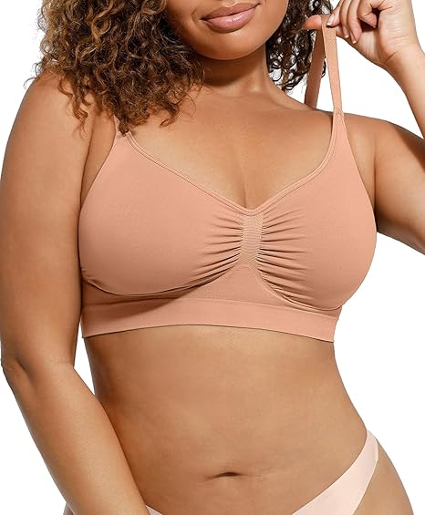 Lover-Beauty Women's Bra - Wireless Seamless Bra, Elastic Comfort, Wire-Free, Everyday Bra