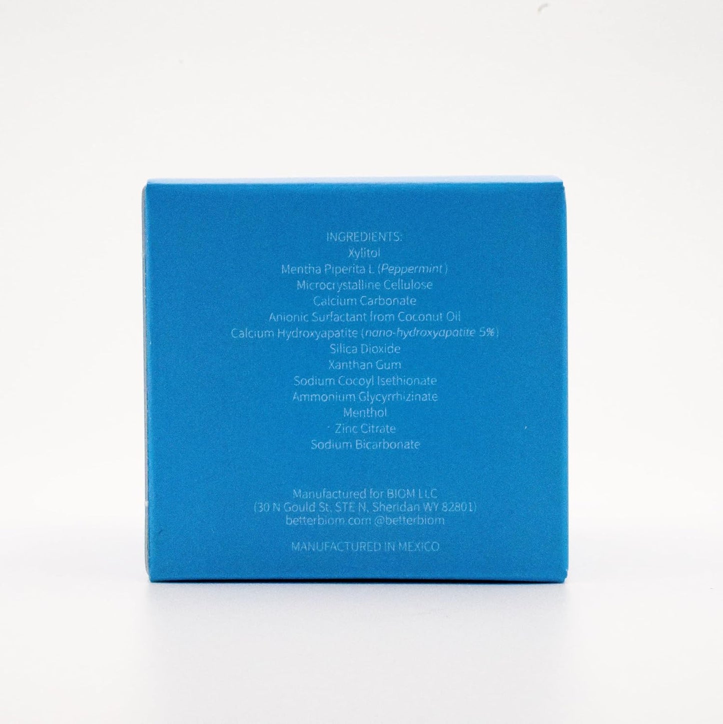 Toothpaste Tablets - Nano Hydroxyapatite, Fluoride & Plastic Free, Eco & Travel Friendly - Remineralize with NHA (1 Month)