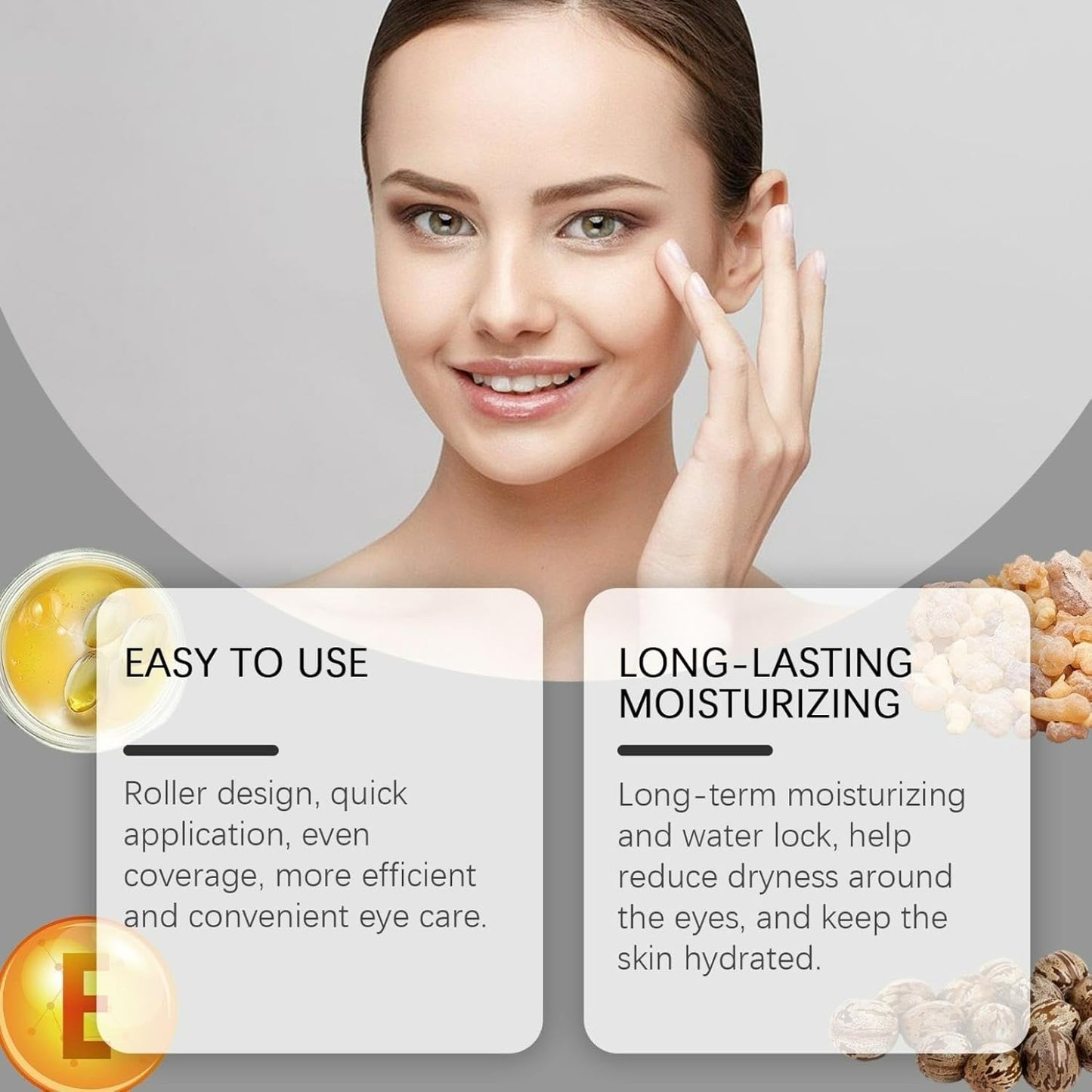 Time Eraser Roll-On Oil – Castor & Frankincense Nourishing Eye Roller