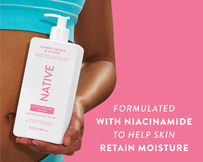 Native Cherry Petals & Lychee /Cucumber & MintMoisturizing/Eucalyptus &MintMoisturizing Scent Hand and Body Lotion 16.5 oz