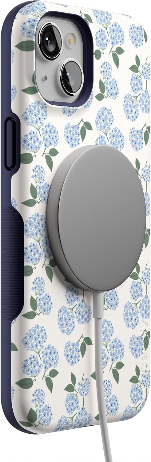 Nantucket Cottage | Blue Hydrangea | Compatible with MagSafe | Bold Protective Design