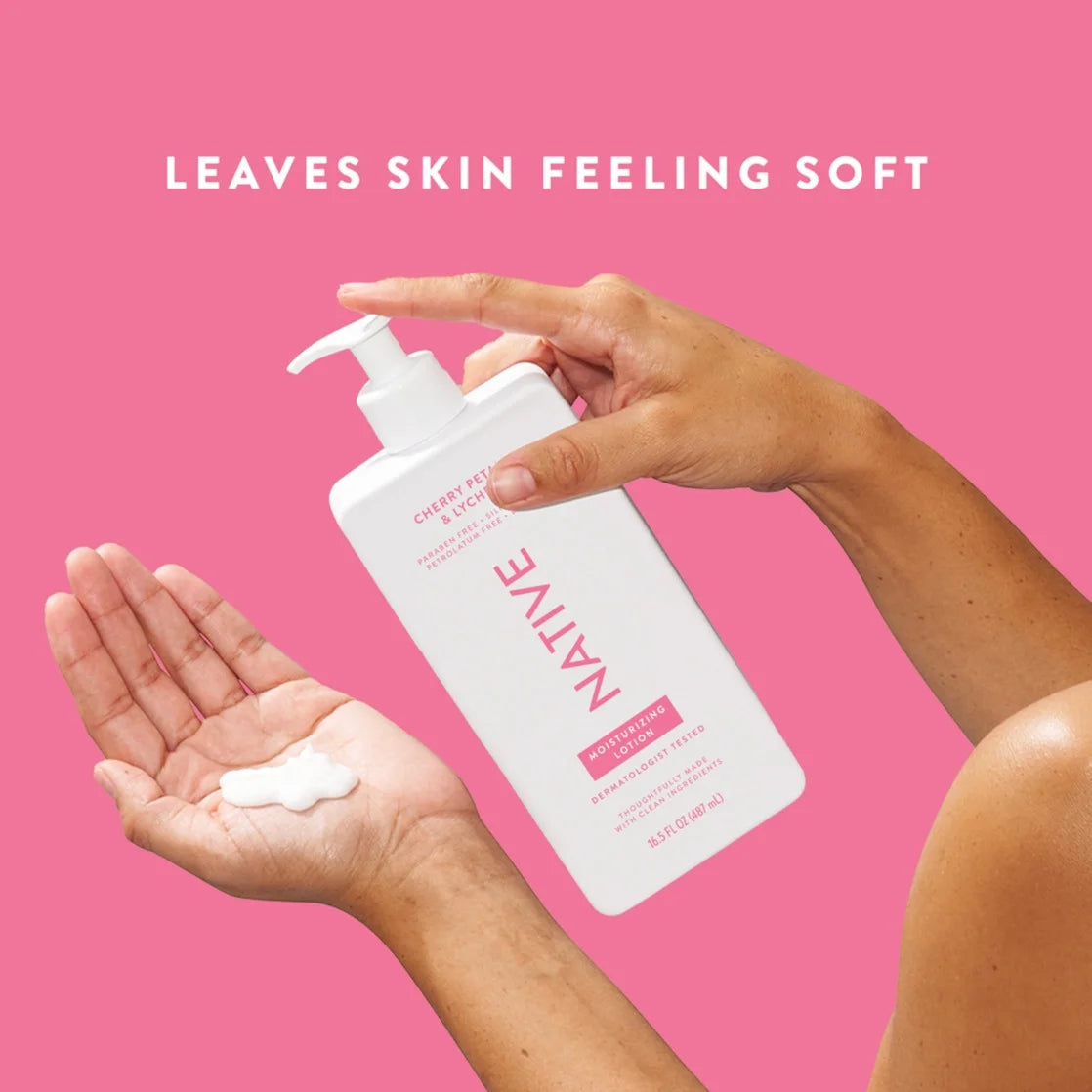 Native Cherry Petals & Lychee /Cucumber & MintMoisturizing/Eucalyptus &MintMoisturizing Scent Hand and Body Lotion 16.5 oz
