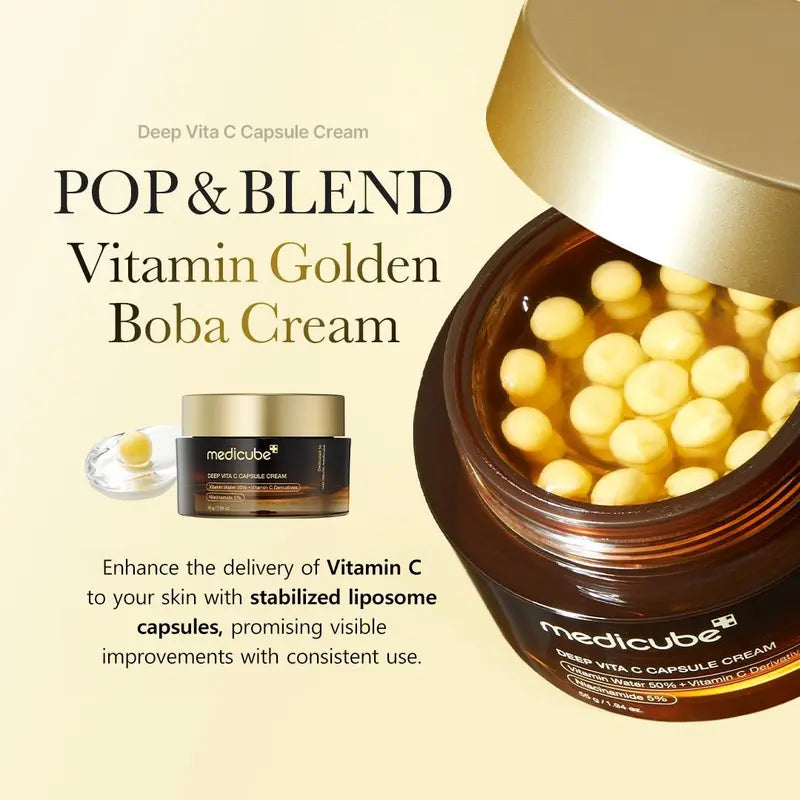 Mix & Match Boba Cream Set | Tiktok Viral Capsule Creams for Uneven Skin Tone, Glow Hydration, Korean Skincare, K-beauty