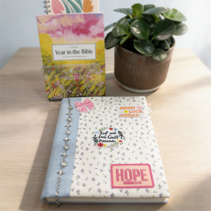 Embroidery Bible Book Covers for Paperbacks Soft Cloth Protector ，Comes with a beautiful chain bookmark.Thickness 2 cm，（8.86in*11.22in）