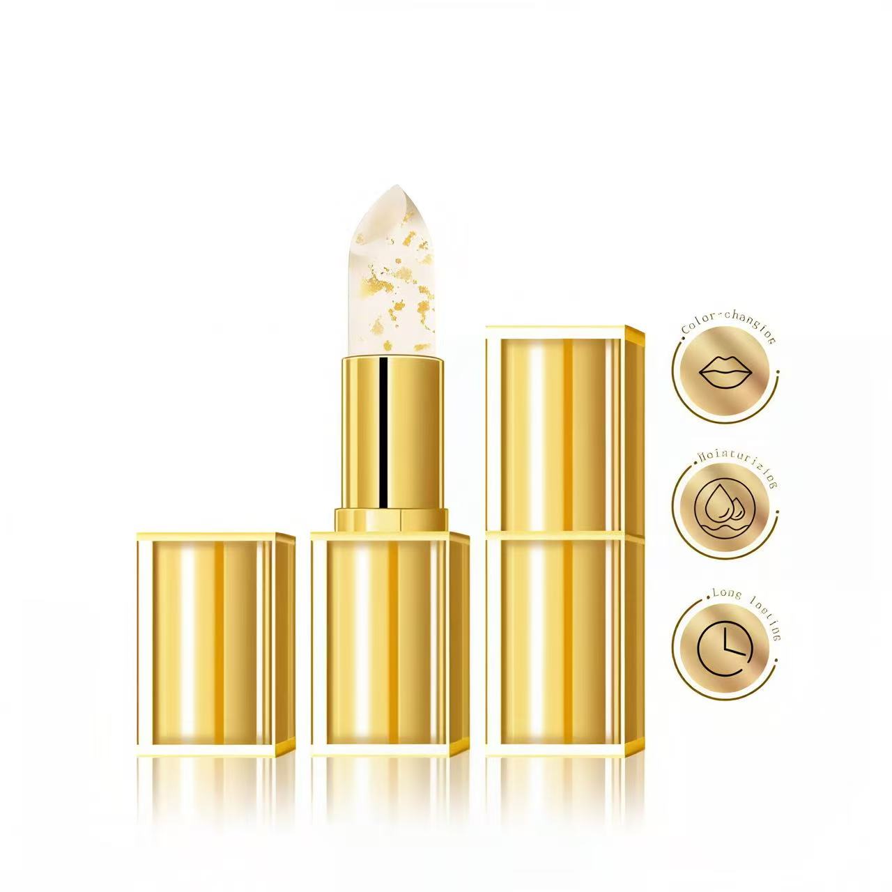 Transferproof Color-Changing Lipstick  - Long-Lasting, Moisturizing, Temperature-Sensitive Color Change, 3.7g, Alcohol Free, Ideal for Blend Gift