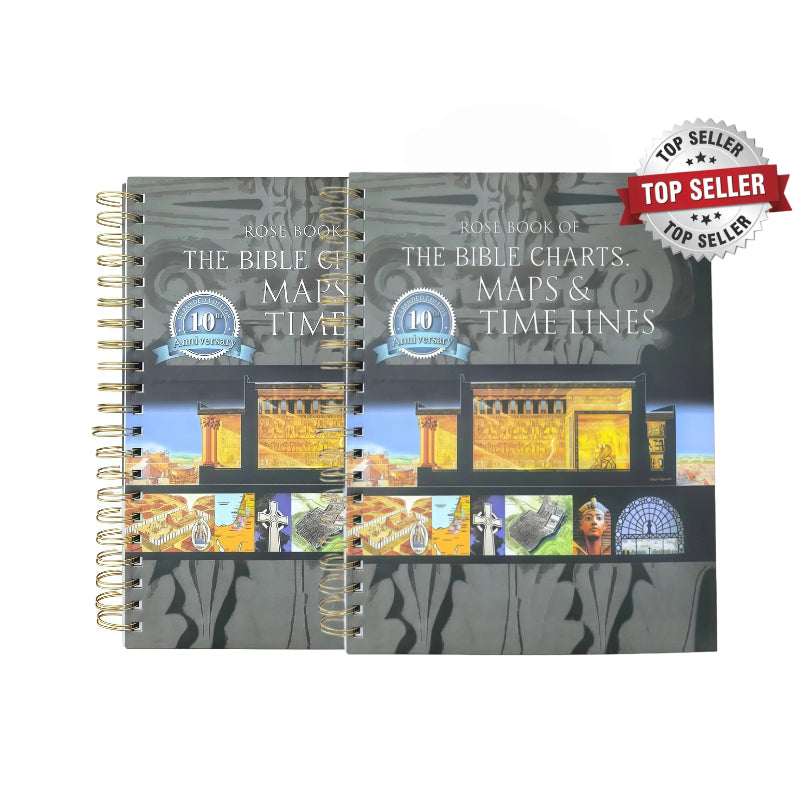 The Book of Bible Charts, Maps, and Time LinesThe ULTIMATE visual Bible resource is here! 230 pages of maps, timelines, and charts on everything: miracles, parables, apostles, feasts, and prophecies.