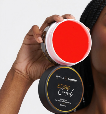 Strong Hold Edge Control Gel – Long-Lasting, Non-Greasy, Non-Flaking, With Castor Oil