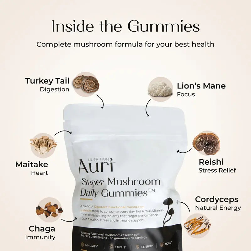 Super Mushroom Daily Gummies🍄