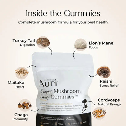 Super Mushroom Daily Gummies🍄