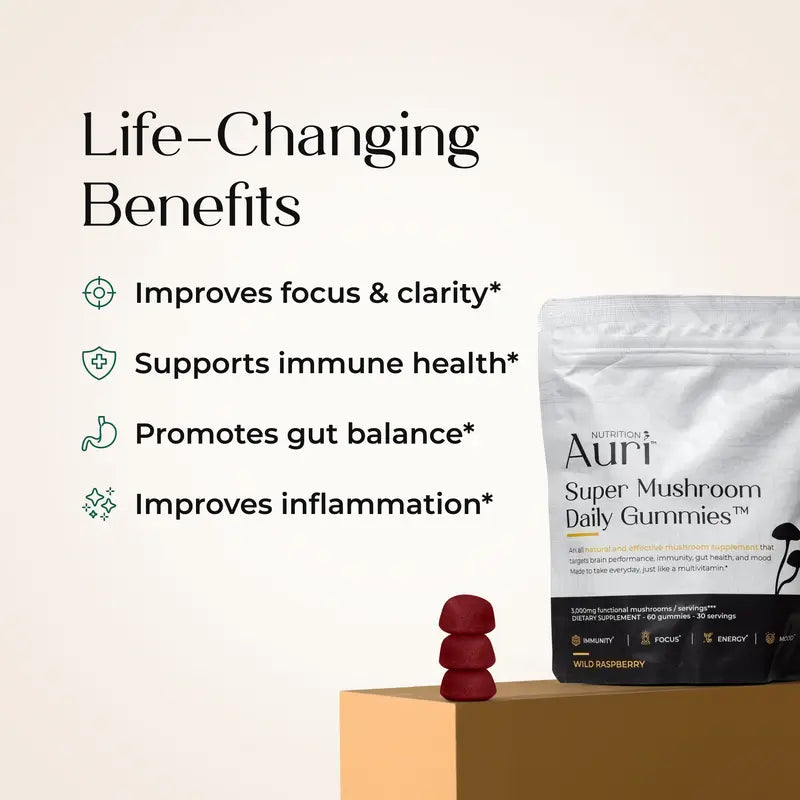 Super Mushroom Daily Gummies🍄