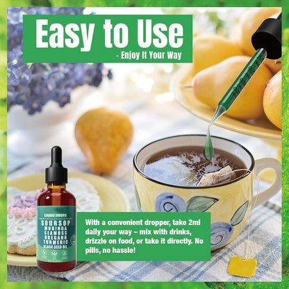 100% Organic 10-in-1 Soursop Extract Drops