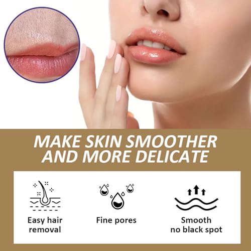 Coconut Oil Facial Hair Remover Cream – Painless & Sensitive Skin Safe