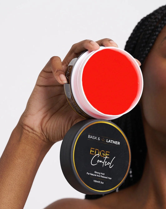 Strong Hold Edge Control Gel – Long-Lasting, Non-Greasy, Non-Flaking, With Castor Oil