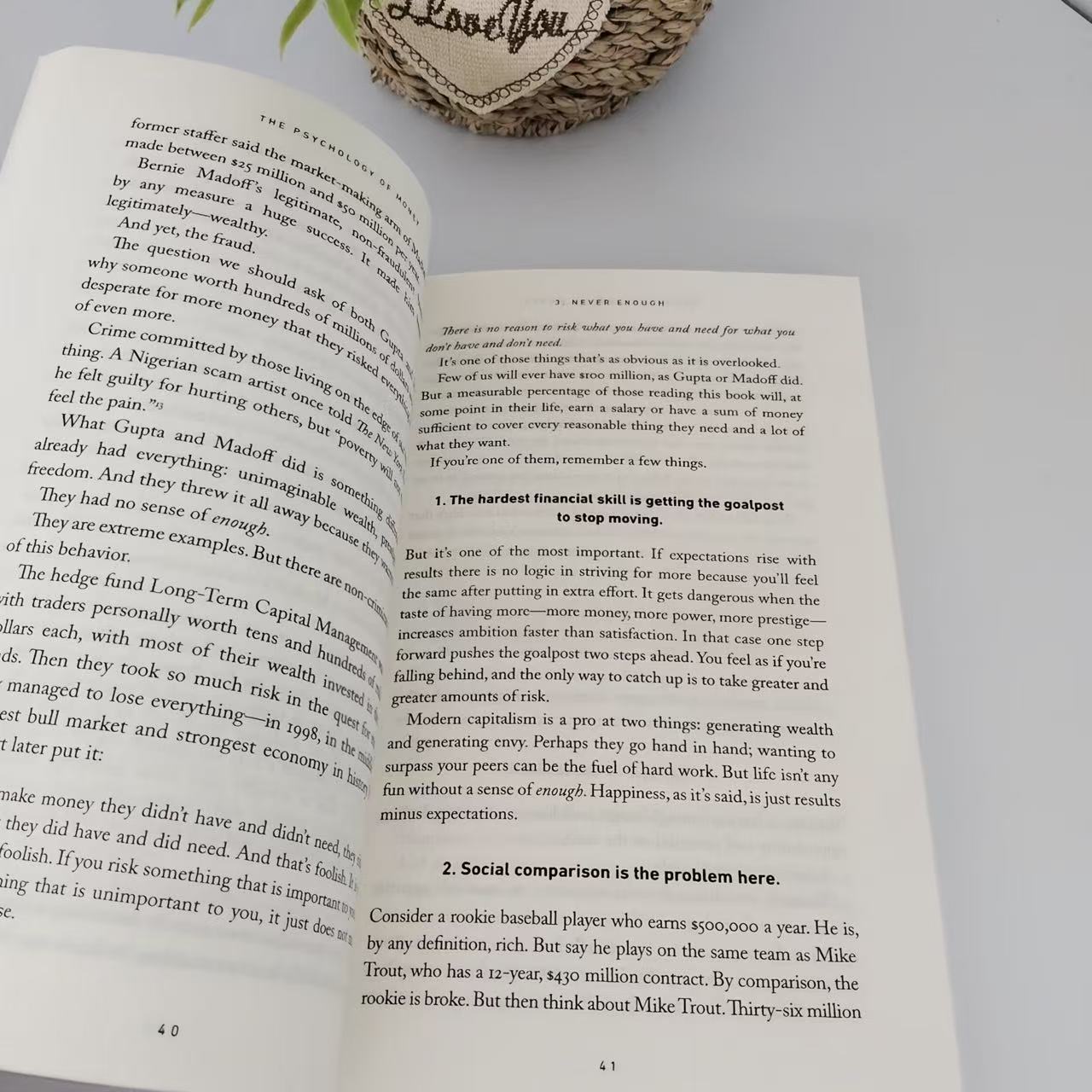 The Psychology of Money: Timeless lessons on wealth, greed, and happiness