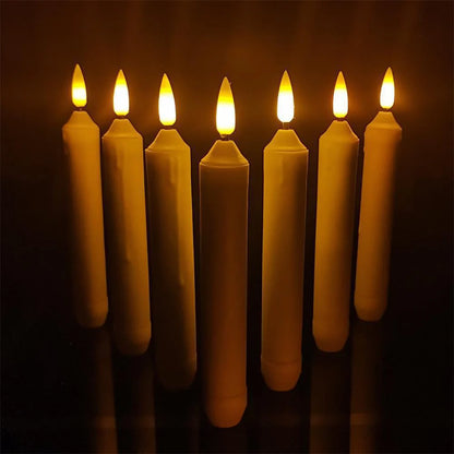 🕯️✨ 12-Pack Magic Wand Remote Candles + Wireless Wand 🎃 🕯️✨The Most ENCHANTING Halloween Decor! ✨🕯️
