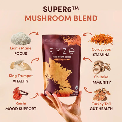 Mushroom Coffee Organic Coffee (30 Servings)
