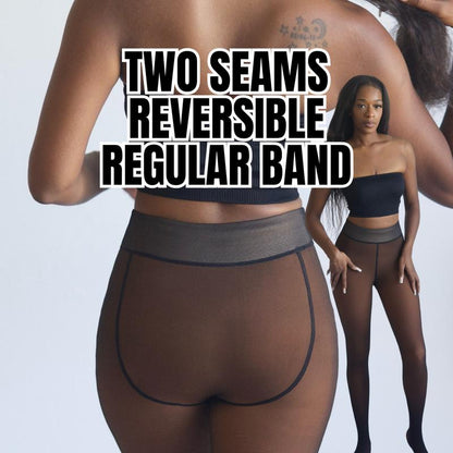 UPGRADED: Magic Fleece-Lined Leggings with Compression Waist & One-Seam Design | XXS-3XL in 4 Shades