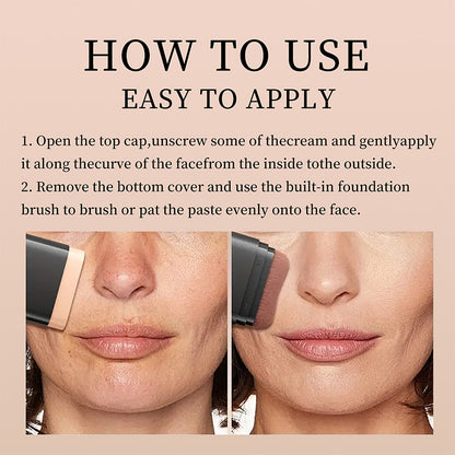 Dual-Ended Foundation & Contour Stick – Lightweight, Long-Wear Concealer