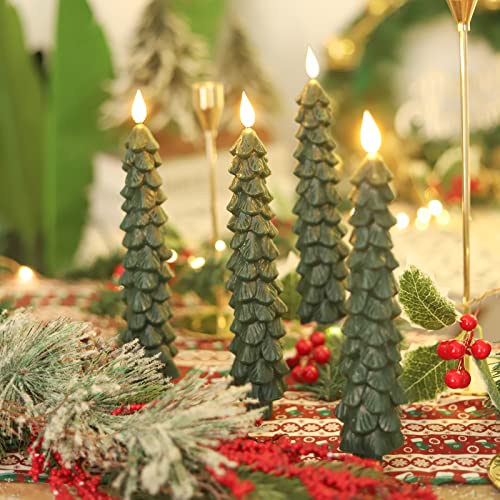 Flameless Taper Candles - Set of 2 Pack with Remote Timer