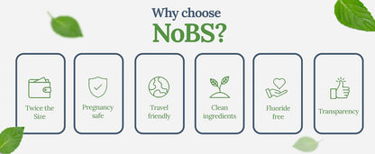 Toothpaste Tablets - Nano Hydroxyapatite, Fluoride & Plastic Free, Eco & Travel Friendly - Remineralize with NHA (1 Month)
