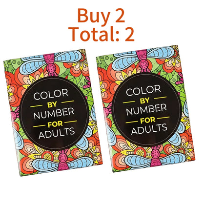 Color By Number For Adults: Relaxation and Stress Relief Experience
