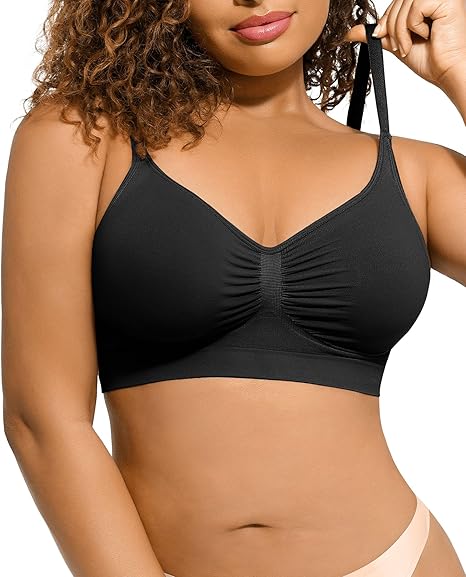 Lover-Beauty Women's Bra - Wireless Seamless Bra, Elastic Comfort, Wire-Free, Everyday Bra