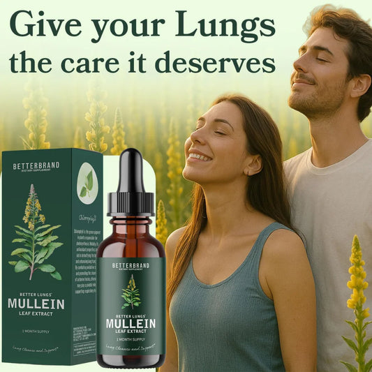 Natural Lung Cleanse Supplement – Mullein & Chlorophyll Formula