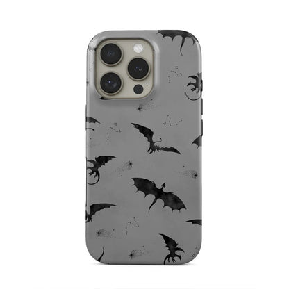 Supra-Calm Black Dragon Celestial Stars Mystical Dark Aesthetic Case