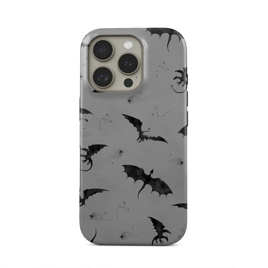Supra-Calm Black Dragon Celestial Stars Mystical Dark Aesthetic Case