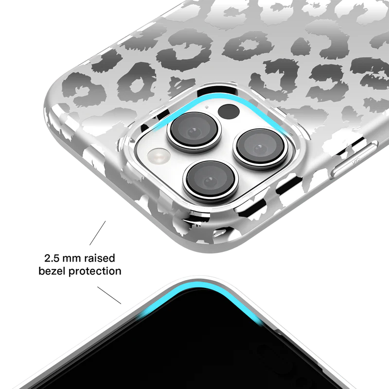 Compatible with iPhone Case Cheetah Print, Leopard [Military Grade Protection] Hard PC Back Anti-Scratch Shockproof Women Girls Case for iPhone