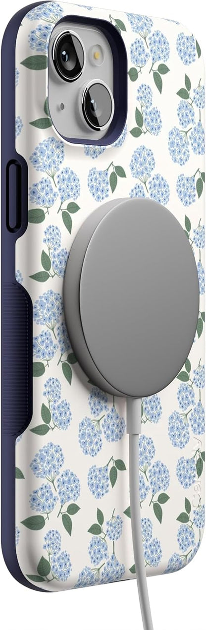 Nantucket Cottage | Blue Hydrangea | Compatible with MagSafe | Bold Protective Design