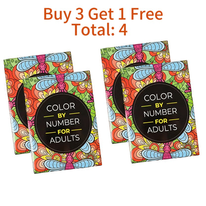 Color By Number For Adults: Relaxation and Stress Relief Experience