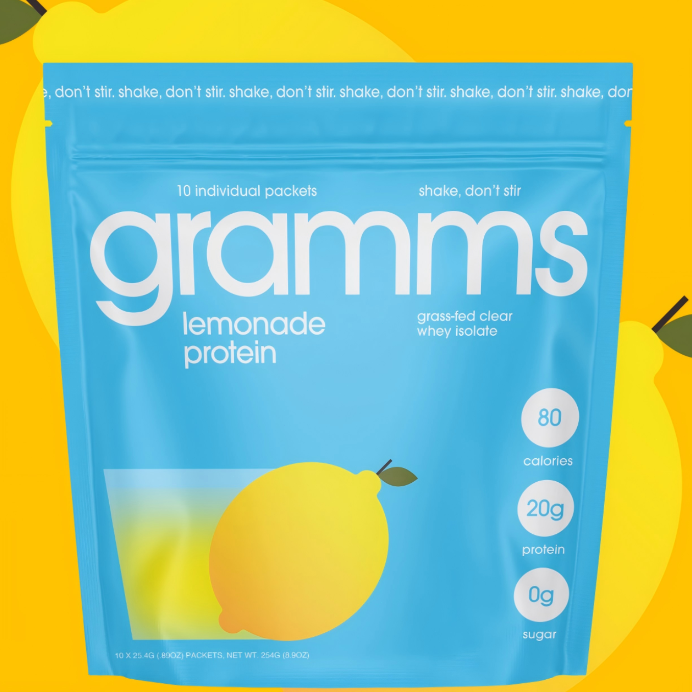 Clear Protein Powder 20G Protein for Women & Men | Lactose Free, Grass-Fed Whey Isolate, Gluten Free, Zero Sugar, Gut Friendly, Non-Bloating (Lemonade-18 Servings)