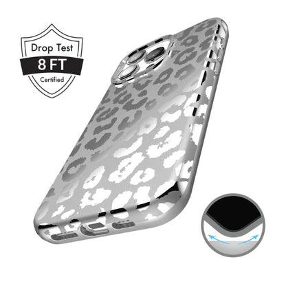 Compatible with iPhone Case Cheetah Print, Leopard [Military Grade Protection] Hard PC Back Anti-Scratch Shockproof Women Girls Case for iPhone