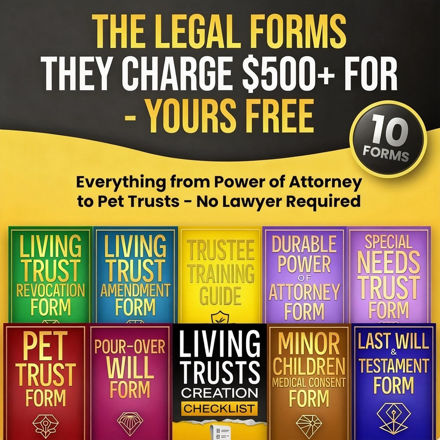 Updated 2026 Edition | The Only Living Trusts Book You'll Ever Need 🤝💰