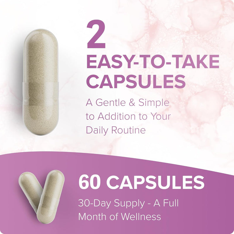 Rosabella Saffron Blend – Mood & Focus Support – Saffron, B6, Magnesium – 60 Capsules