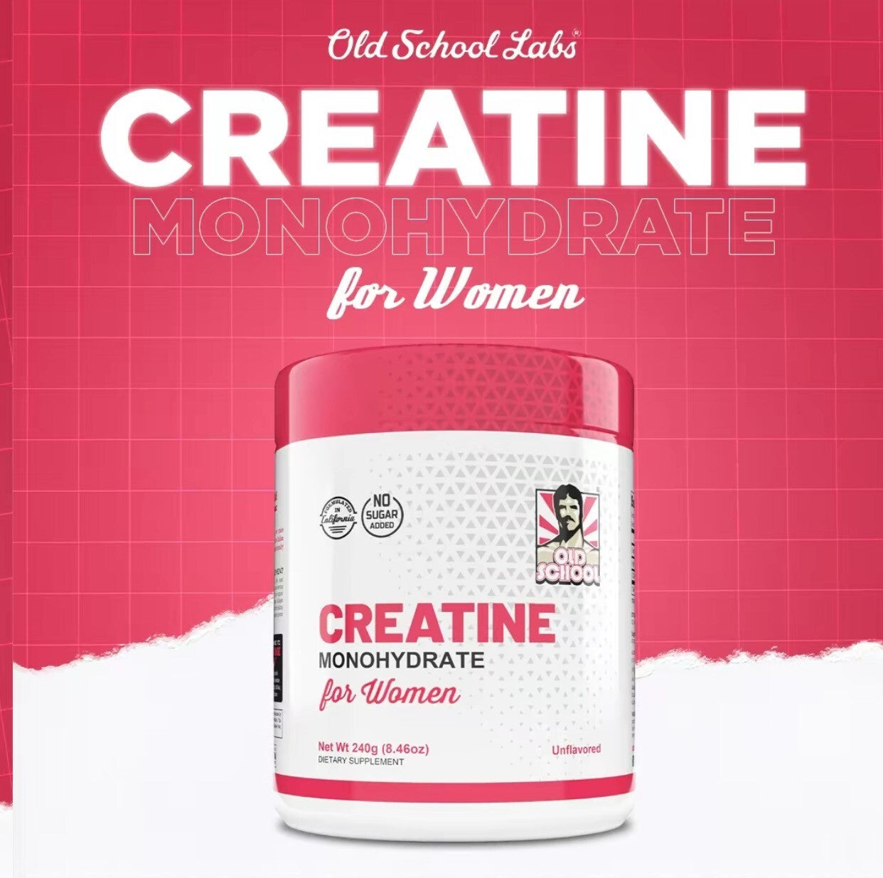 Creatine Monohydrate for Women – 240g (30 Servings)